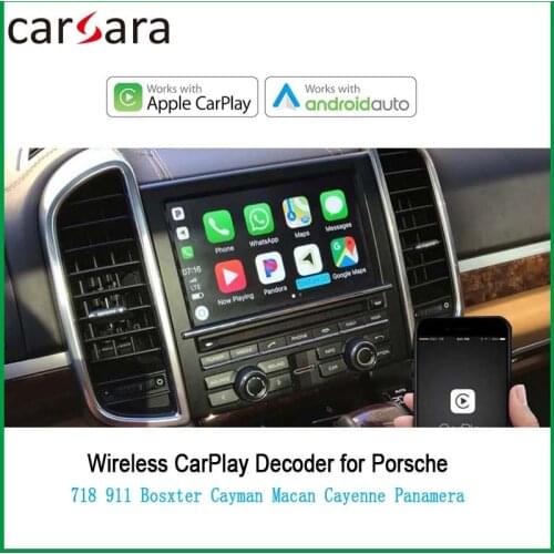AndroidAuto Wireless CarPlay for Pors che Bosxter Cayman Macan Cayenne Pana mera AirPlay Phonelink Box Car Eelectronic GPS