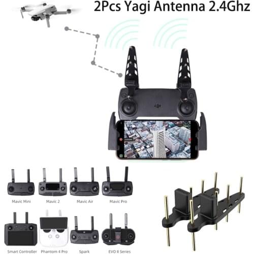 2Pcs Yagi Antenna 2.4Ghz 5.8G Drone Remote Controller Antenna Signal Booster For DJI Mavic Mini/PRO/Mavic 2/Phantom 4 Pro/EVO II