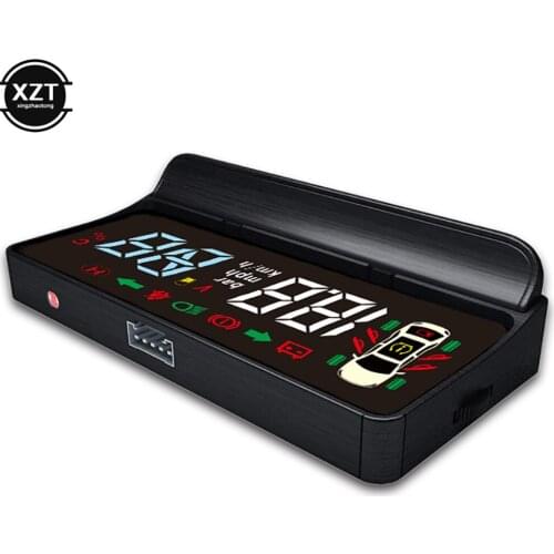 Car HUD Head Up Display OBD2 II EUOBD Overspeed Warning System Projector Windshield Auto Electronic Voltage Alarm