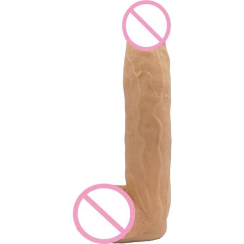 HOWOSEX 28*5.6cm Supier big soft Giant Dildos Realistic Big Artifitial penis huge dildo adult game sex toy Female Masturbator