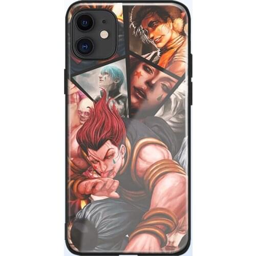 Hisoka HUNTER x HUNTER anime phone case glass shell for iPhone SE 6s 7 8 x xr xs 11 pro max Samsung S note 8 9 10 20 ultra Plus