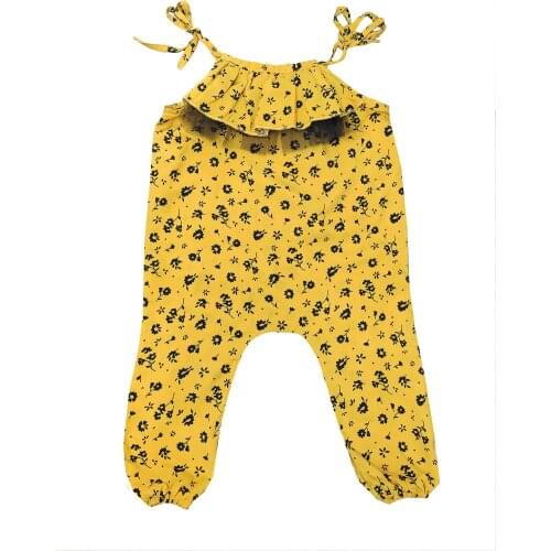 Baby Mika Baby Girl Patterned Strappy Jumpsuit 0-3 Years Old Baby Girl Knitted Set Zero Sleeve Rompers