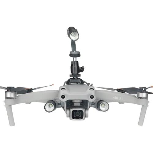 Night Flight Lamp Kit Headlight Flight LED Light with Camera Fixed Holder Extended Mount for DJI Mavic Air 2/2s Accessories