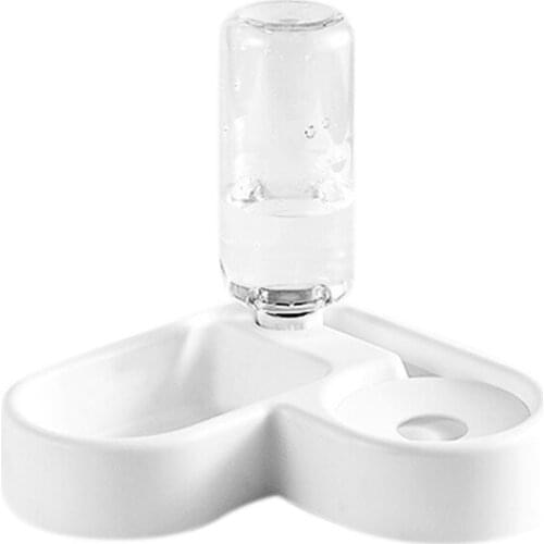 2 in 1 Pets Feeder Automatic Cat Feeder and Water Dispenser for Cat/Small Dog Big Capacity 500ML