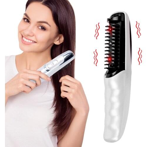 Hair Scalp Massager Comb Smart Electric Two Frequency Comb Brush for Women Men Head Care Relief Stress