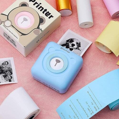 PeriPage Mini Thermal Printer Wireless Bluetooth Thermal Label Notes Printer Mini Portable Photo Printer For Phone Printer