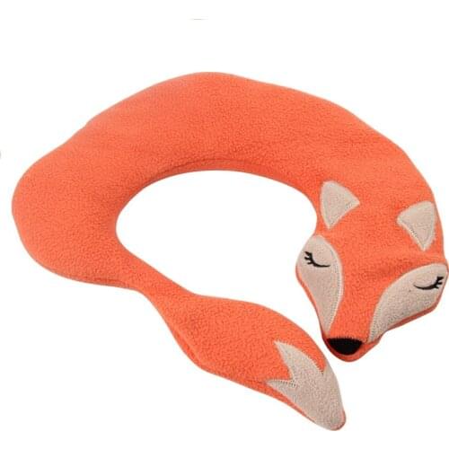 Soft Fox Hot Pack Keep Warm Toy Children Gift Heat Therapy for Kid Doll Hot Bib Stuffed Toy Heat Dolls Relief Pain Stress