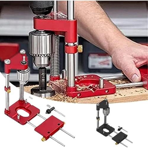 Location Drill Bit Guide Dowel Jig Labor Saving Alloy Steel Woodworking Drilling Template Guide Hand Tool Carpentry Tools