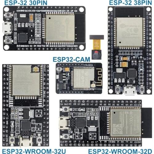 ESP32 Development Board WiFi+Bluetooth Ultra-Low Power Consumption Dual Core ESP-32 ESP-32S ESP32-CAM ESP 32 Similar ESP8266