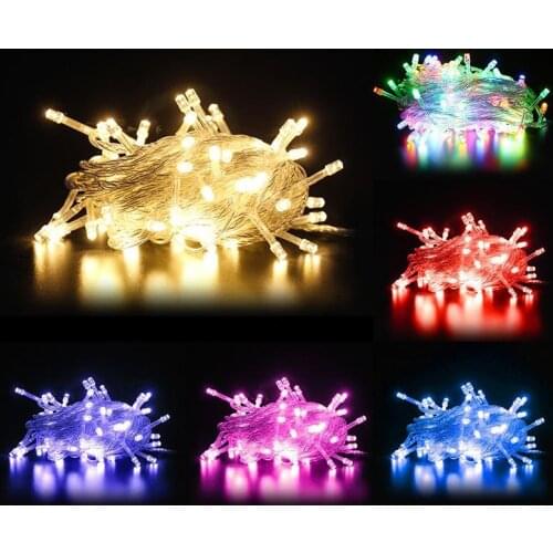 Christmas LED garland lights 2M/3M/5M/10M, 3*AA battery String lights , party decoration, wedding, Christmas lights flashing