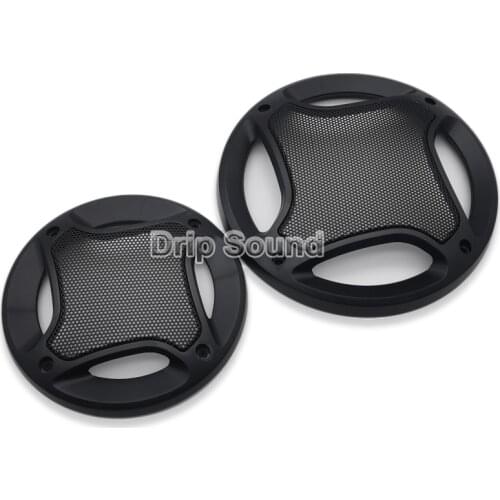 For 4"/6.5" Inch Speaker Conversion Net Cover Car Audio Decorative Circle Metal Mesh Grille #1