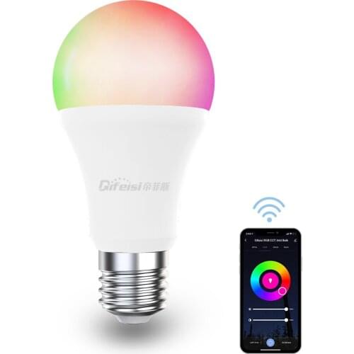 DFS-EC-0001 Smart Bulb 810LM E27 WiFi Smart LED Bulb Dimmable Smart Life Tuya APP Work With Alexa And G ogle