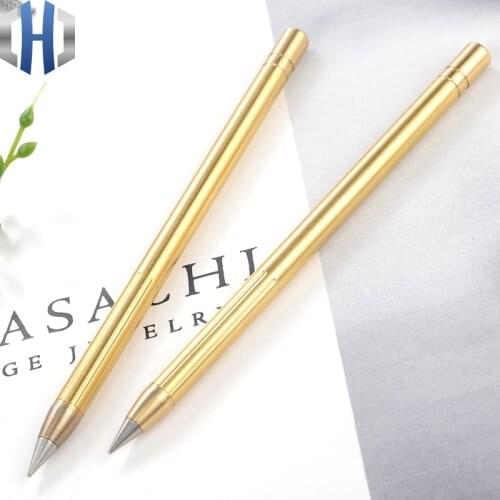 Pure Copper Ecological Pure Copper Eternal Pen EDC Personality Copper Pen Student Signature Gift Copper Pen