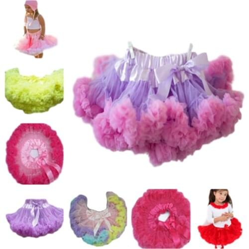 Girls Pettiskirt Petti Tutu Dance Skirt Yellow Color Fluffy Soft Petti Skirt Girls Tutu Skirt