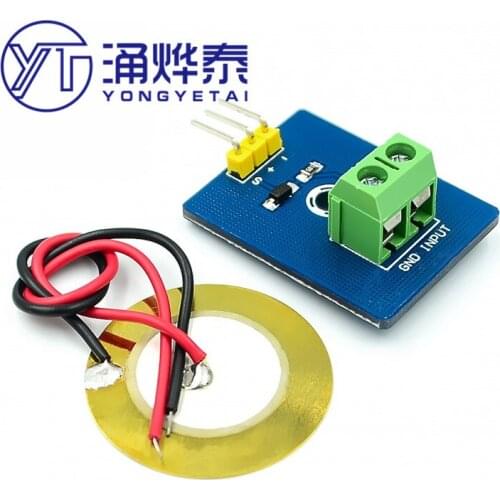 YYT Analog piezoelectric ceramic vibration sensor Piezo electronic building blocks Single chip module