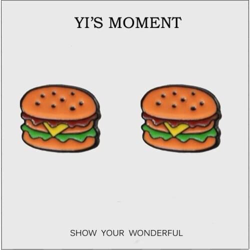 2019 delight Hamburger Earrings Women Earring for kids