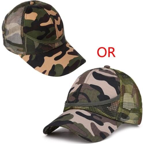 3-12Yrs outdoor Camouflage Baby Boy Mesh Baseball Cap Kids Cap Summer Autumn For Boy Girl Caps Net Casual Cap Kid Hat HipHop Hat