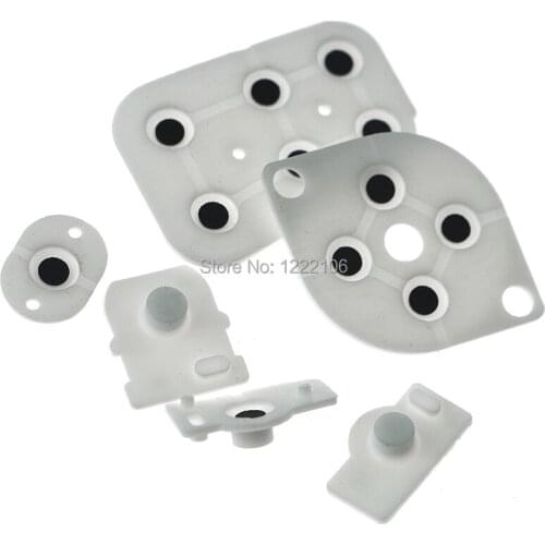 50sets NEW Rubber Repair Replacement Parts for N64 N 64 Controller Joy Pad Silicon Pad Conductive buttons