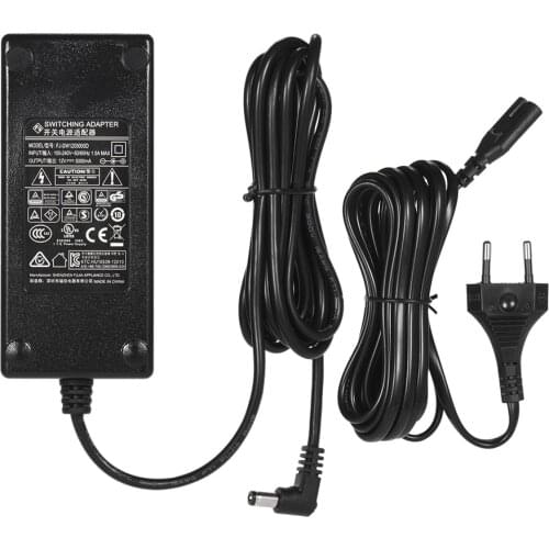 YONGNUO 12V 5A AC Power Adapter with US Plug Wide Voltage 100-240V for YONGNUO YN600L Series YN300III YN308 Air LED Video Light