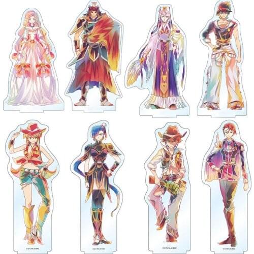 Anime BACK ARROW Atlee Ariel Acrylic Stand Display Figure Model Plate Display Tabletop Decor Q Version Cartoon Toy Cosplay