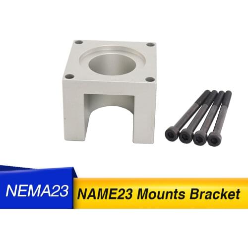 Free Shipping 23 Stepper Motor Accessories Mounts Bracket Support Shelf Nema23 Stepping Mounting