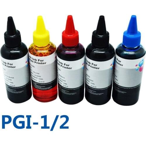 500ml PGI1 PGI2 Good Quality Refill Dye Ink Bulk CISS Ink For Printer For Canon PIXMA iX7000/MX7600/Pro9500/Pro9500 MarkII PGI-2