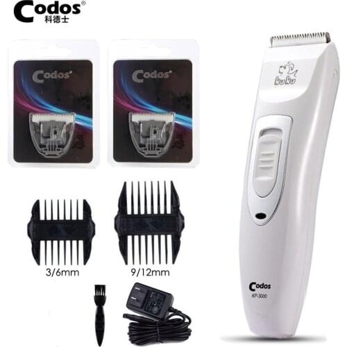 Codos KP3000 Pet Clipper Professional Grooming Kit Rechargeable Pet Cat Dog Hair Trimmer Electrical Clipper Set Haircut Machine