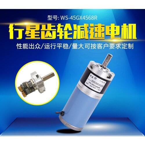 Trunnion 8 mm planetary gear motor 45 gx4568r planetary gear motor 12 v and 24 v dc gear motor
