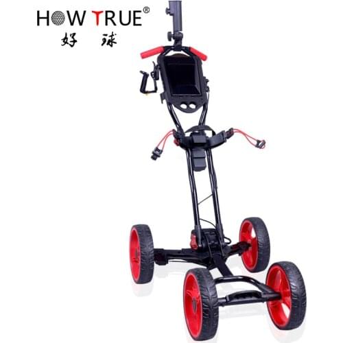 Golf Cart Electric Four Wheel Cart Trolley One Folding Function Golf Cart