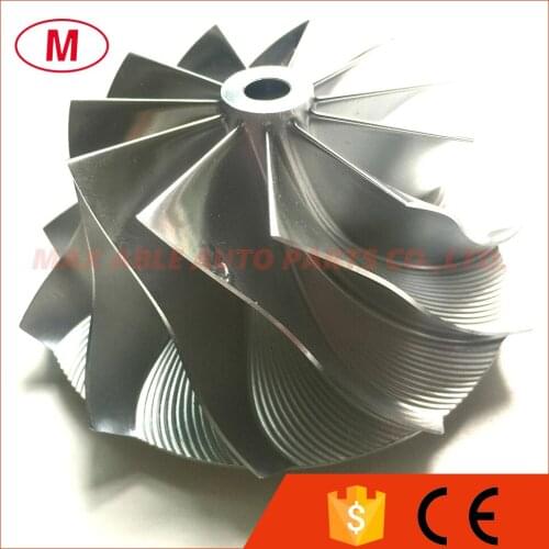 HX40 62.45/84.00mm 11+0 blades High Performance Turbo Billet Compressor wheel/Aluminum2618/Turbocharger Milling compressor wheel