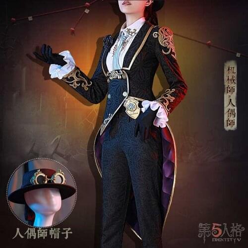 Anime Identity V Aesop Carl Cosplay Costume Coat Shirt Pants Hat Daily Carnival Party Festival Uniform Brand New
