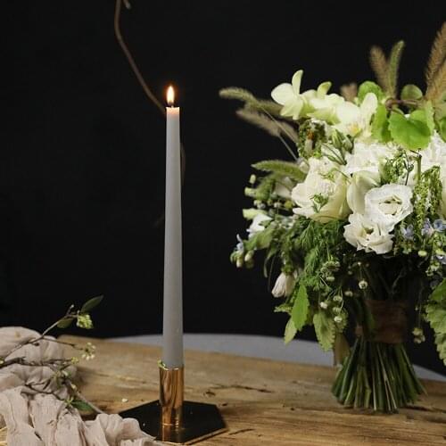 4 Pcs Beautiful Romantic Smokeless Retro stick candles Pure Vintage Candle Gift Colorful Candle Stick For Wedding