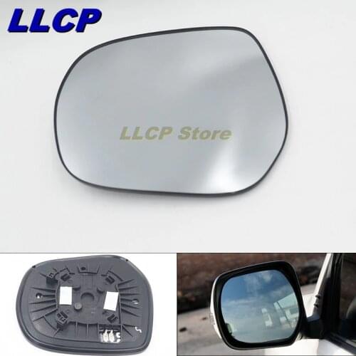 LLCP For TOYOTA For Land Cruiser Prado FJ150 2700 4000 LC150 GRJ150 LC200 200 2009-2018 Rearview Side Mirror Glass Lens