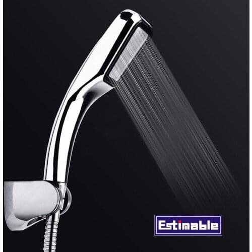 Quality Bathroom Rainfall 300 Hole Shower Head Water Saving Shower Head ABS With Chrome Plated Hand Shower Water Booster