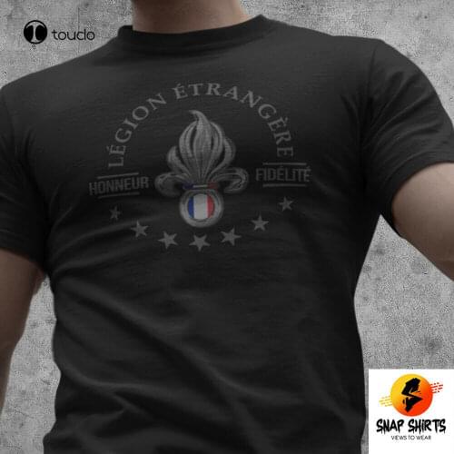 New French Foreign Legion Shirt Legion Etrangere Logo And Motto Special Forces