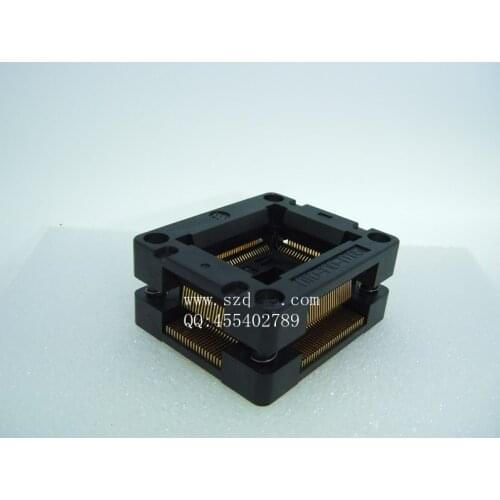 Opentop OTQ-100-0.65-10 TQFP100/LQFP100 IC Burning seat Adapter testing seat Test Socket test bench in stock