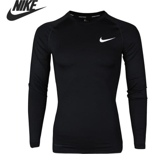 Original New Arrival NIKE M NP TOP LS TIGHT Mens T-shirts Long sleeve Sportswear