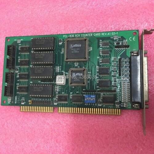 PCL-836 6CH COUNTER CARD REV.A1 02-1 DAQ card tested working