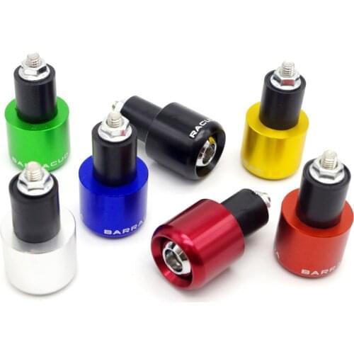 22mm Motorcycle Handlebar Grips Ends Counterweight Fists Plugs FOR Honda 600 hornet cbr 1100 xx kawasaki vulcan 900 suzuki m109r