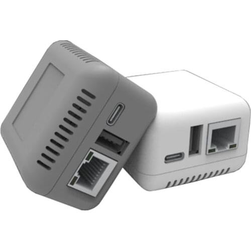 Networking USB 2.0 Port Fast 10/100Mbps Ethernet to USB 2.0 Network Print Server RJ-45 LAN Port USB Print Server Adapter 24BB