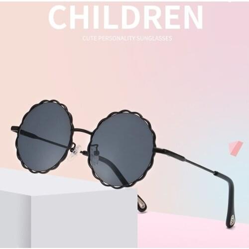 2020 Brand NEW Flower shaped Party Sunglasses 3-8yrs Child UV400 Beach Travel Sunglasses Vintage Designer Round glasses N496