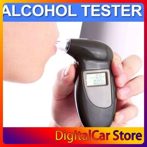 1PCS Handheld Backlight Digital Alcohol Tester Digital Alcohol Breath Tester Breathalyzer Analyzer LCD Detector Backlight Light