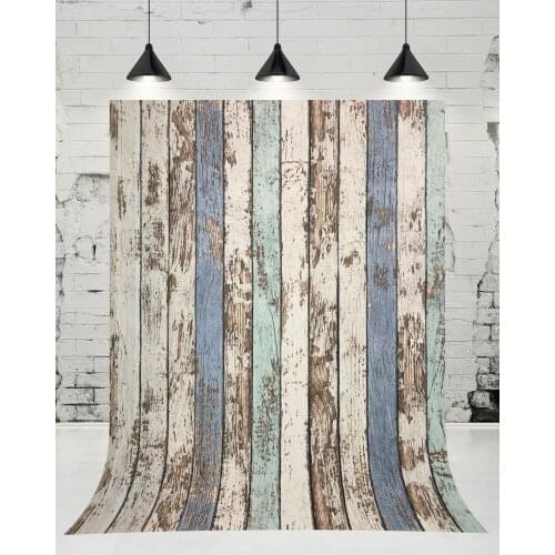 VinylBDS Deep Color Wooden Wall Wedding Photography Backdrop Stripe Texture Photo Studio Background for Children Props