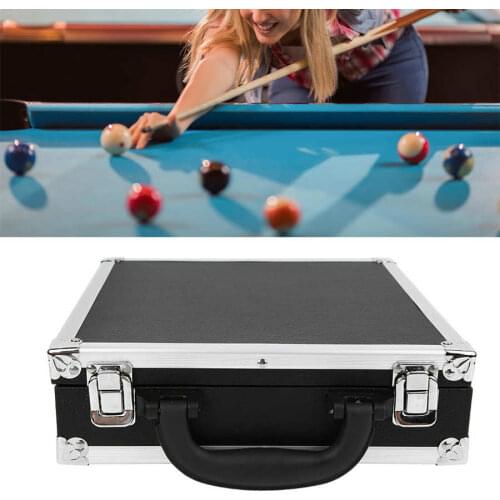 Snooker Billiard Balls Storage Box Pool Carrying Case Accessory with Carry Handle Billiard Balls Case Billiard Accessory