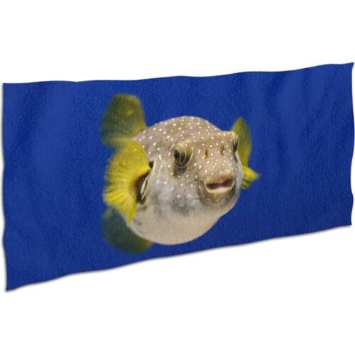 2021 thin summer 160*80cm small fish fashion success beach towel micro bubble Swimming Sports Towel Gift