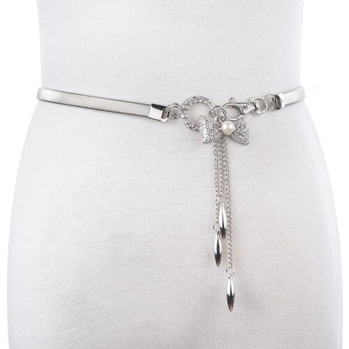 2021 Boho chains bohemian elastic waist chain Belt tassel women vintage body jewelry for beach bikini Dress BL249