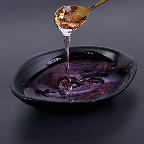 25ml Lip Gloss Base Gel with Red Glitter Shiny Lip Gloss Diy Liquid Lipstick Raw Material Vegan Base Gel Oil Moisturing New