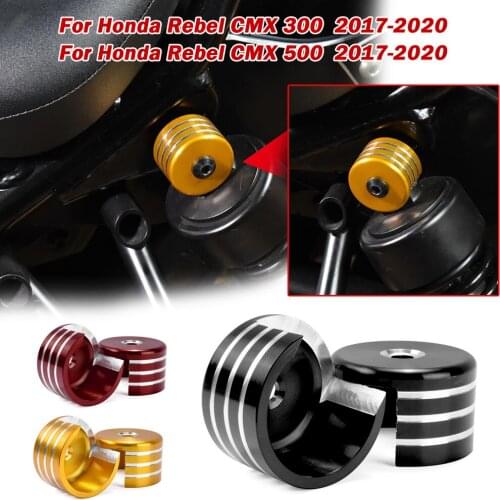 Motor CNC Aluminum Rear Shock Absorber Decorative Cover Guard Cap for Honda Rebel CMX300 CMX500 CMX 300 500 2017 2018 2019 2020