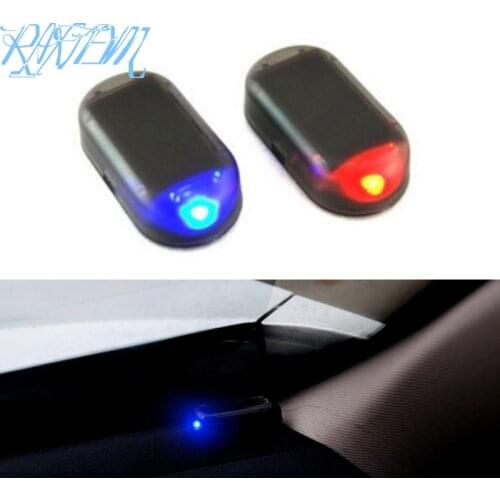 1PCS Solar Power Car Alarm Lamp Security System Warning Theft Flash For Nissan Juke tiida note Qashqai Murano Versa Almera