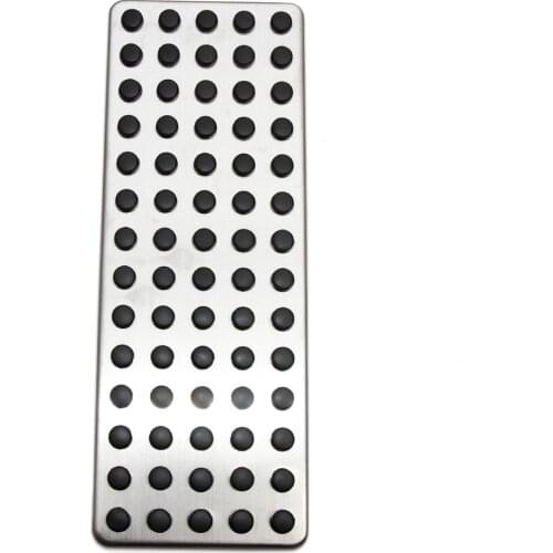 Car Styling No Drill Non Slip Foot Rest Plate for Nissan Qashqai Pulsar March 370Z Micra Juke Note Tiida Wingroad NV200